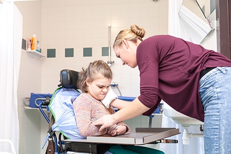 Service à la personne : Toilette